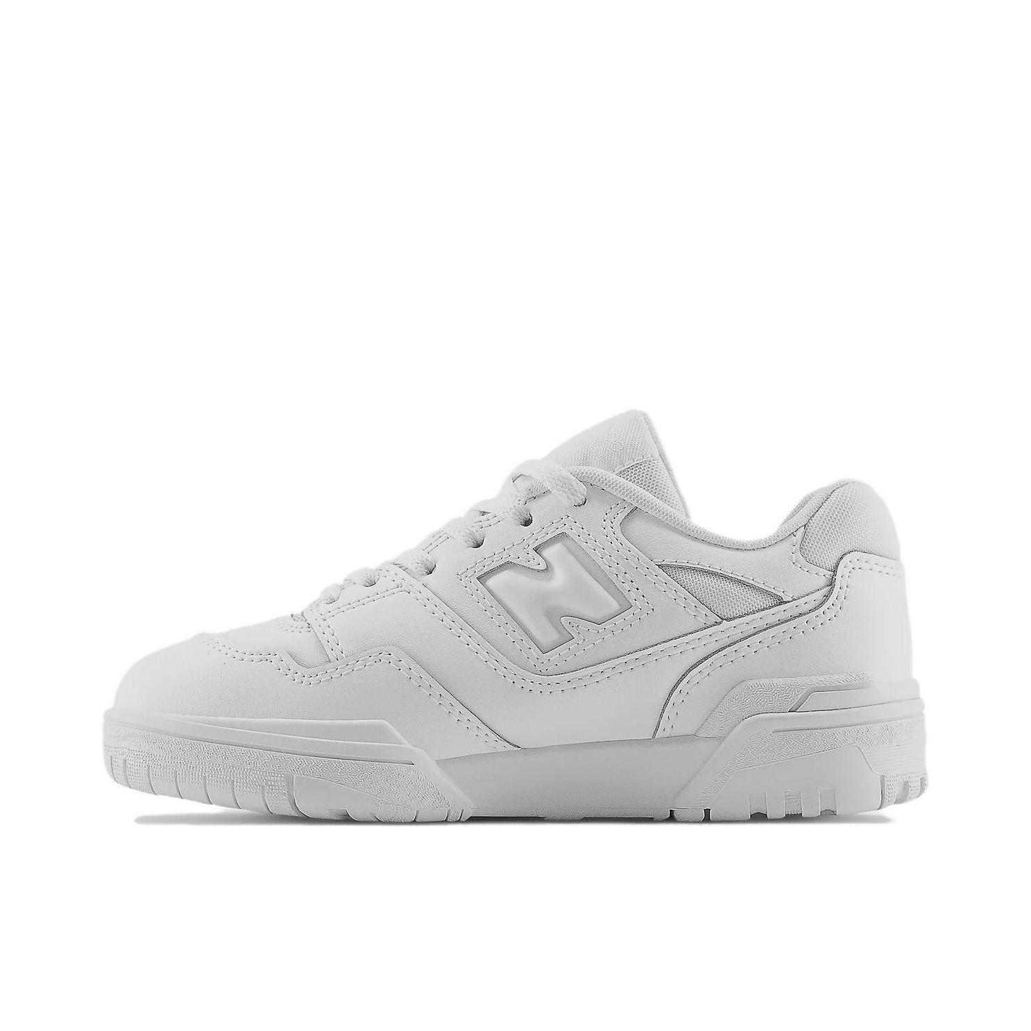 推荐商品：New Balance 550 复古 舒适 百搭 减震透气 防滑耐磨 潮流 运动休闲鞋 GS/白色
