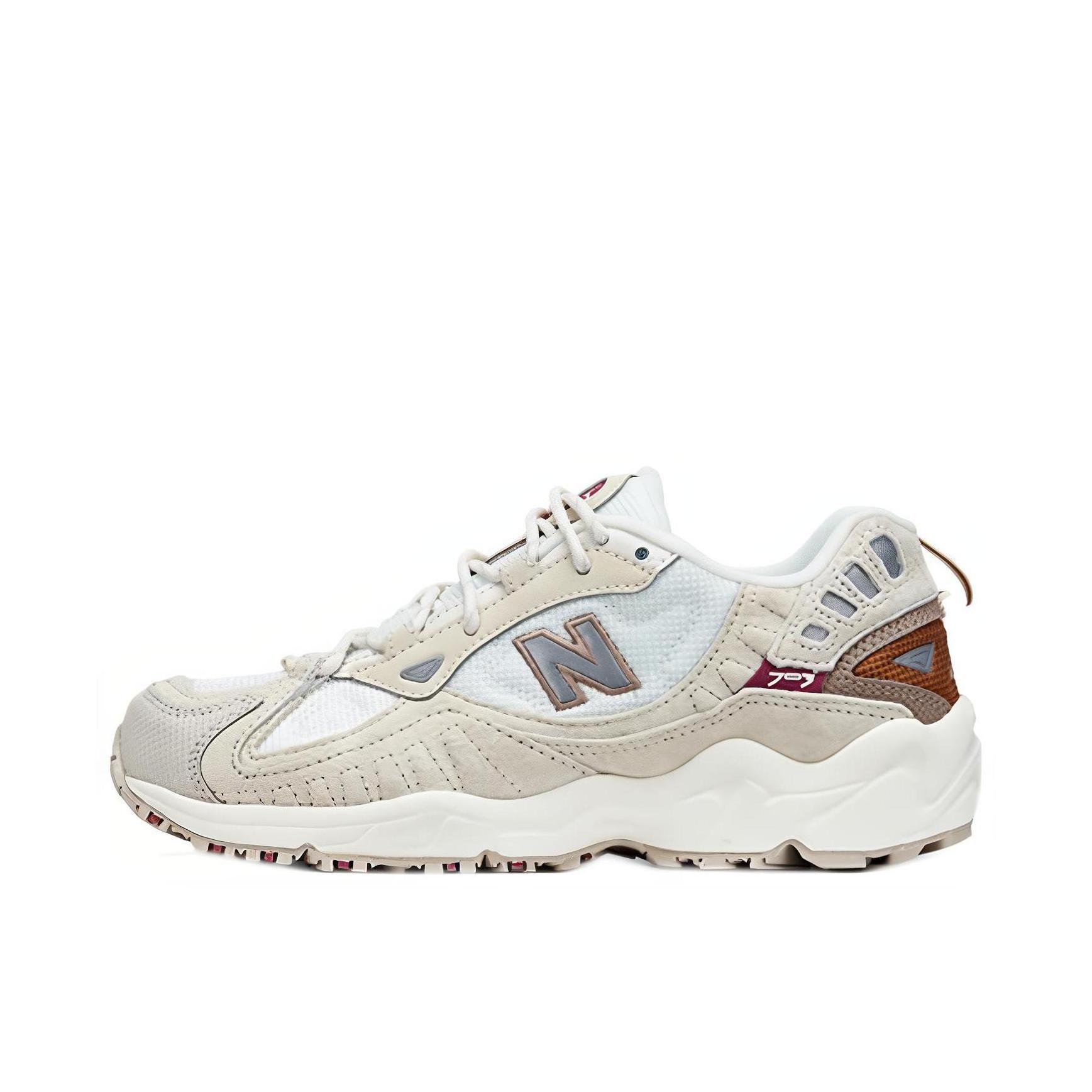 推荐商品：New Balance 703 跑鞋 人造革轻便复古织物防水 女款/浅卡其