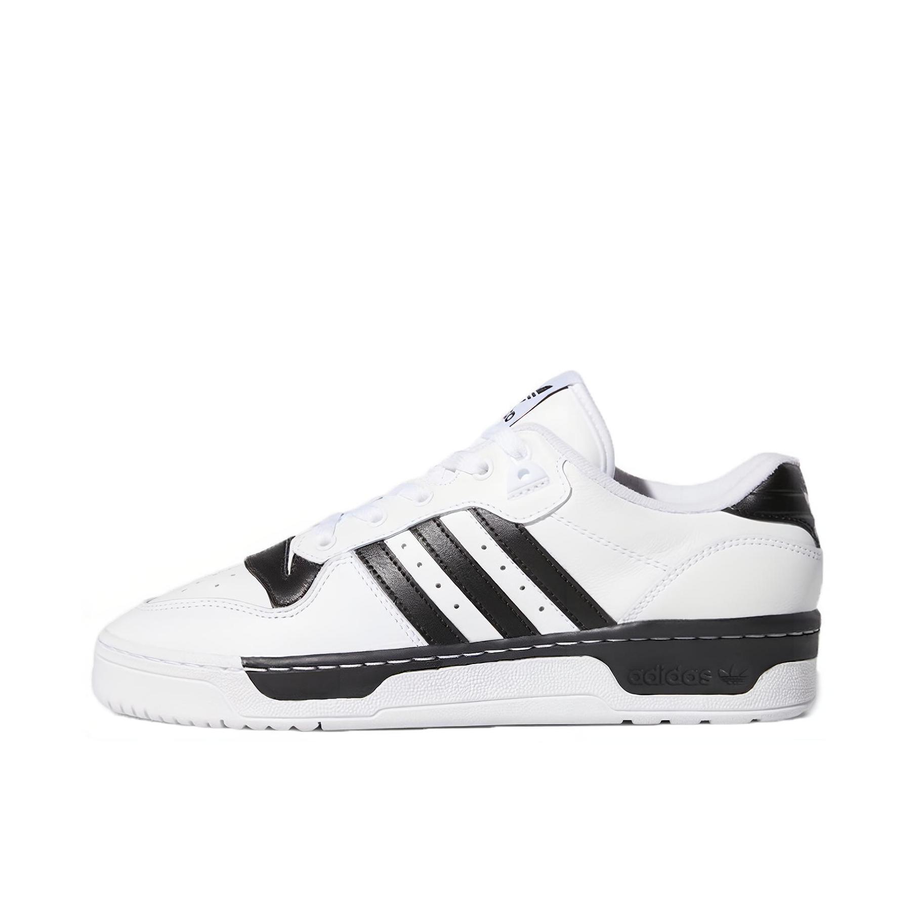 推荐商品：adidas Originals Rivalry 舒适简约 复古 轻便 透气 运动休闲鞋 White/Black 奥利奥Low