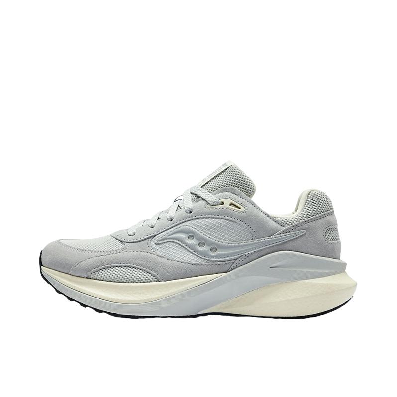 推荐商品：Saucony/索康尼  MARSHAL ICON 率途  复古 缓震透气 舒适 低帮 跑鞋 灰色