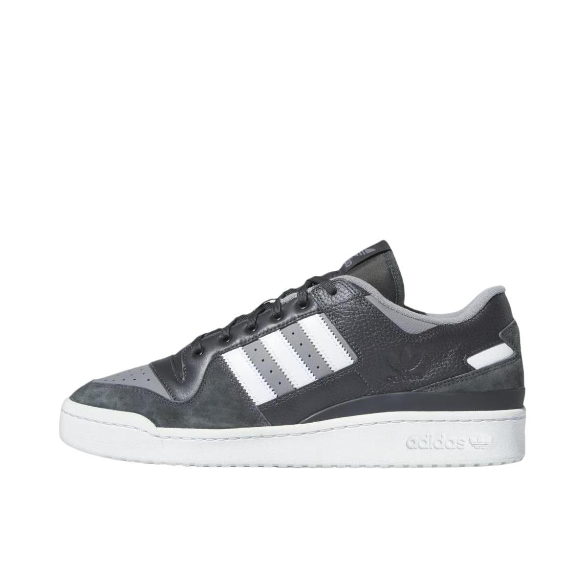 推荐商品：adidas Originals Forum 板鞋 轻便复古防滑时尚魔术贴篮球风薄底包裹性 灰色/浅灰色/白色