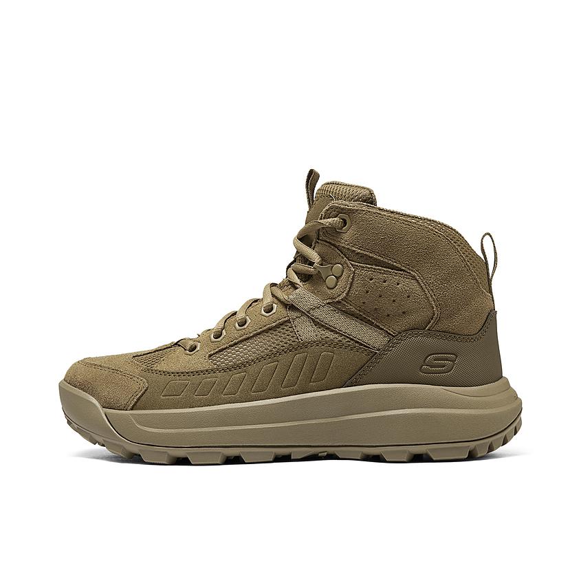 推荐商品：Skechers/斯凯奇 USA Street Wear 减震透气 舒适回弹 防滑耐磨 复古百搭 运动休闲鞋 卡其色
