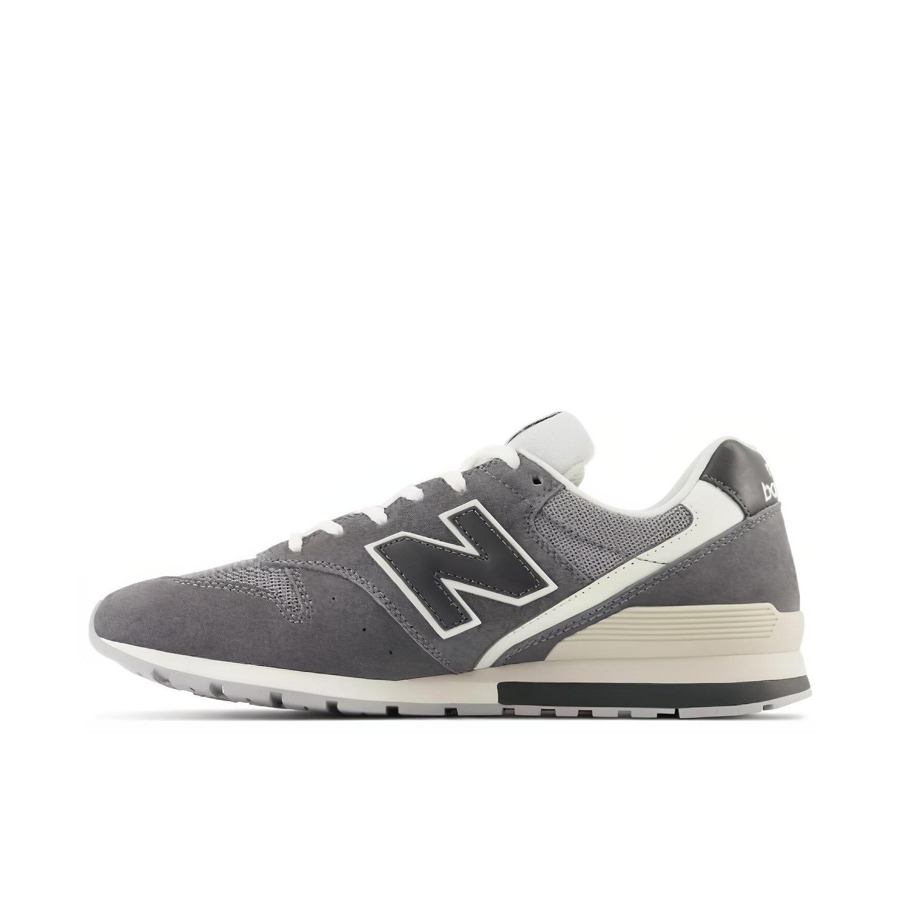 推荐商品：New Balance 996 织物 时尚复古 减震轻便 防滑耐磨 舒适透气 支撑 包裹性 增高 薄底 马拉松 人造革 防水 慢跑 运动休闲鞋 灰色/正白色