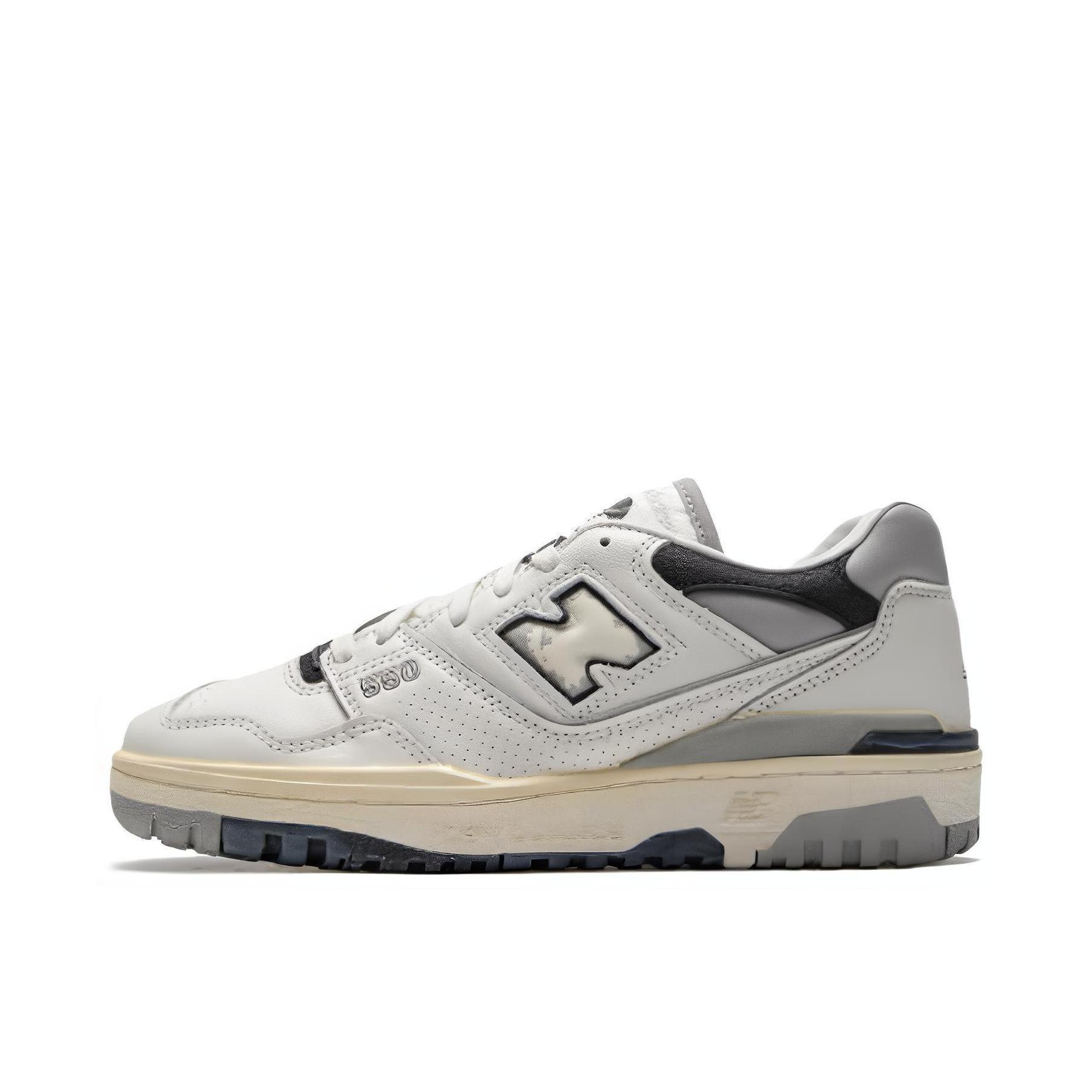 推荐商品：New Balance 550 复古 舒适 百搭 减震透气 防滑耐磨 潮流 运动休闲鞋 、 米白色/黑色