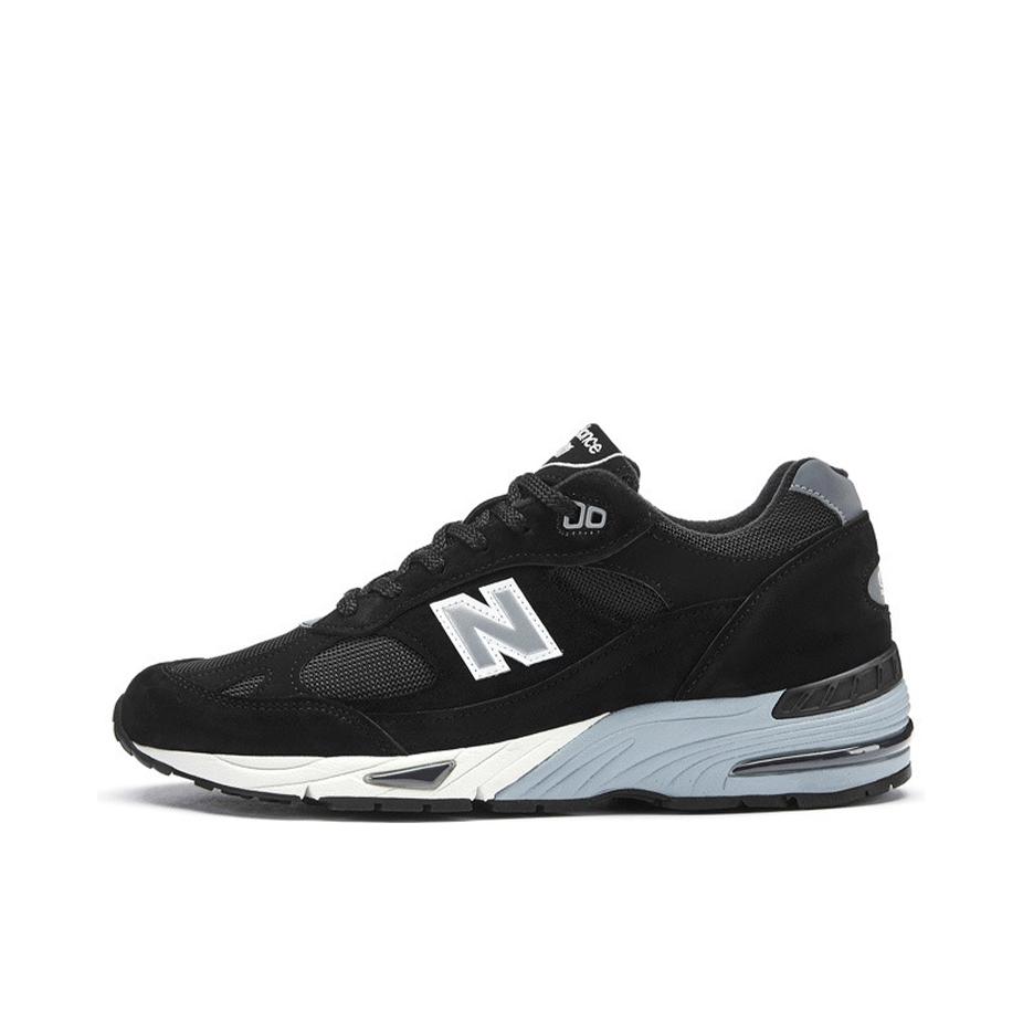 推荐商品：New Balance 991 跑鞋 舒适减震防滑耐磨织物网布透气经典复古休闲运动百搭通勤贴合 黑色/灰色