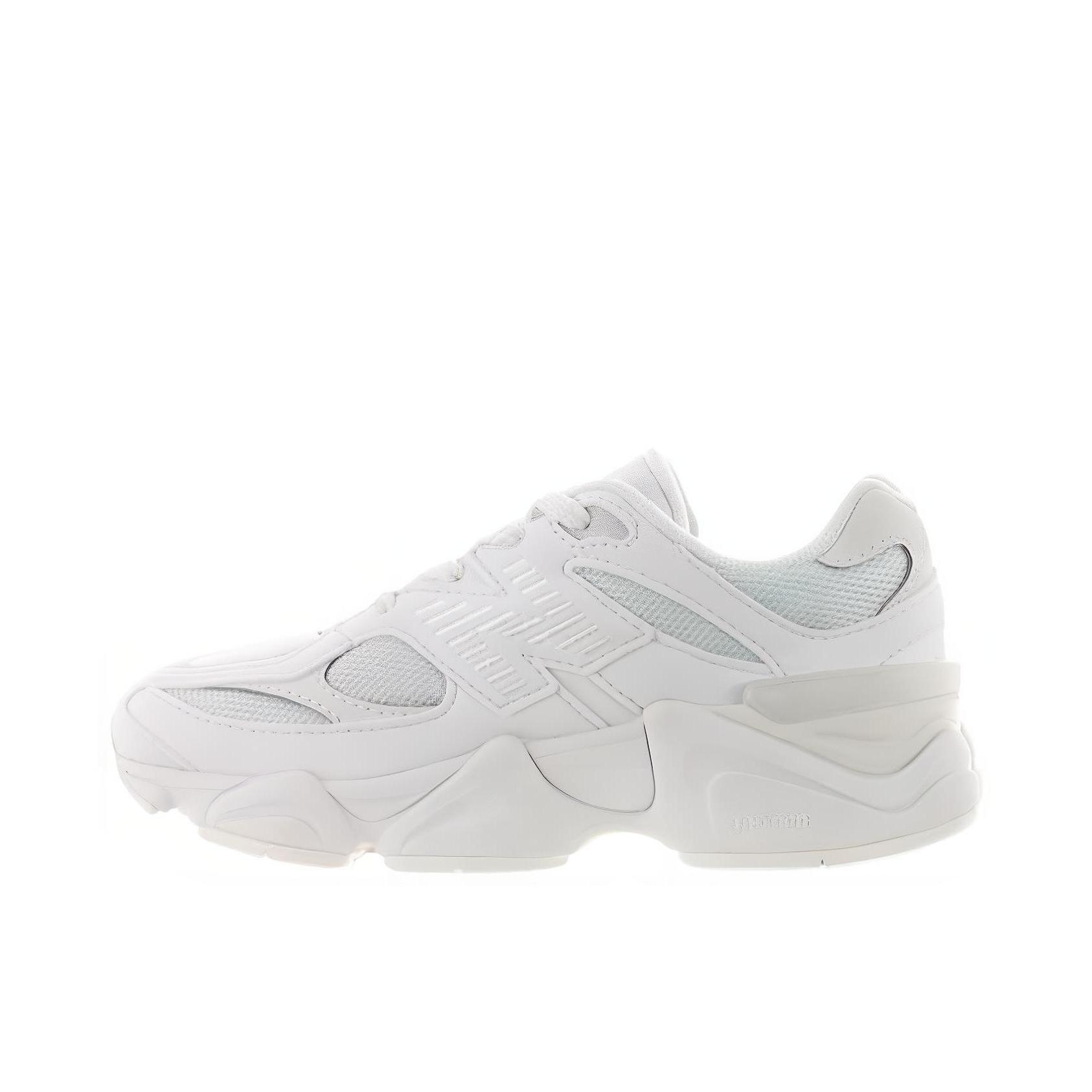 推荐商品：New Balance 9060 跑鞋 绒面革舒适减震网面透气防滑耐磨拼接复古增高圆头贴合耐穿 M宽/白色