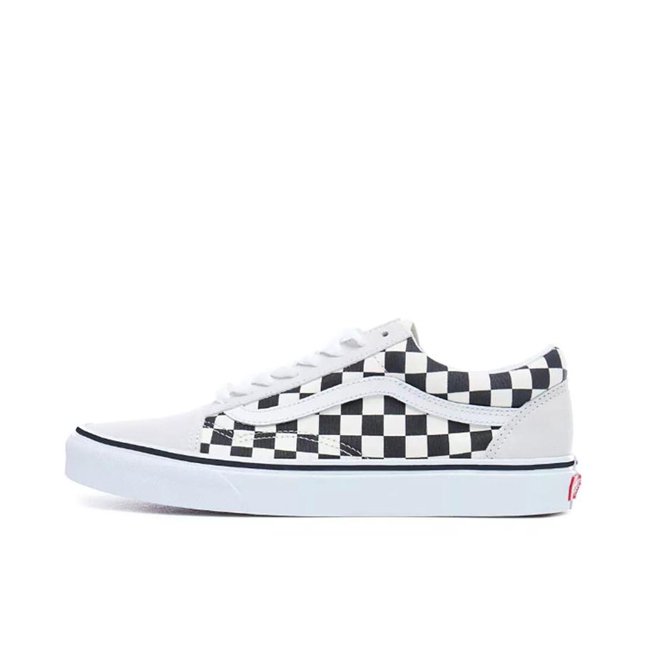 推荐商品：Vans/范斯 Old Skool 滑板鞋 板鞋 轻便防滑复古舒适经典 Black White Checkerboard 米白棋格