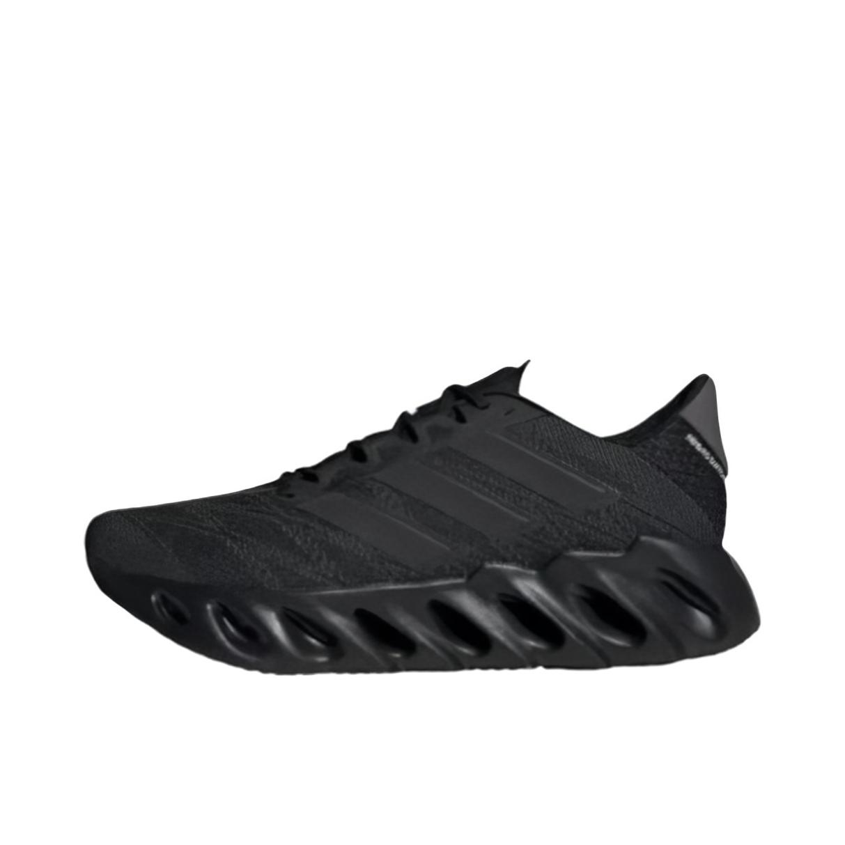 推荐商品：adidas Switch FWD 跑鞋 网面透气缓震轻便洞能回弹 黑色