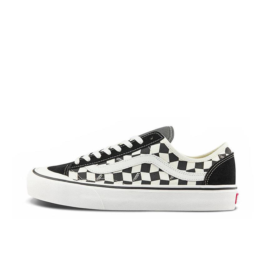 推荐商品：Vans/范斯 Style 136 DECON VR3 SF 防滑耐磨 舒适透气 复古 帆布鞋 白色