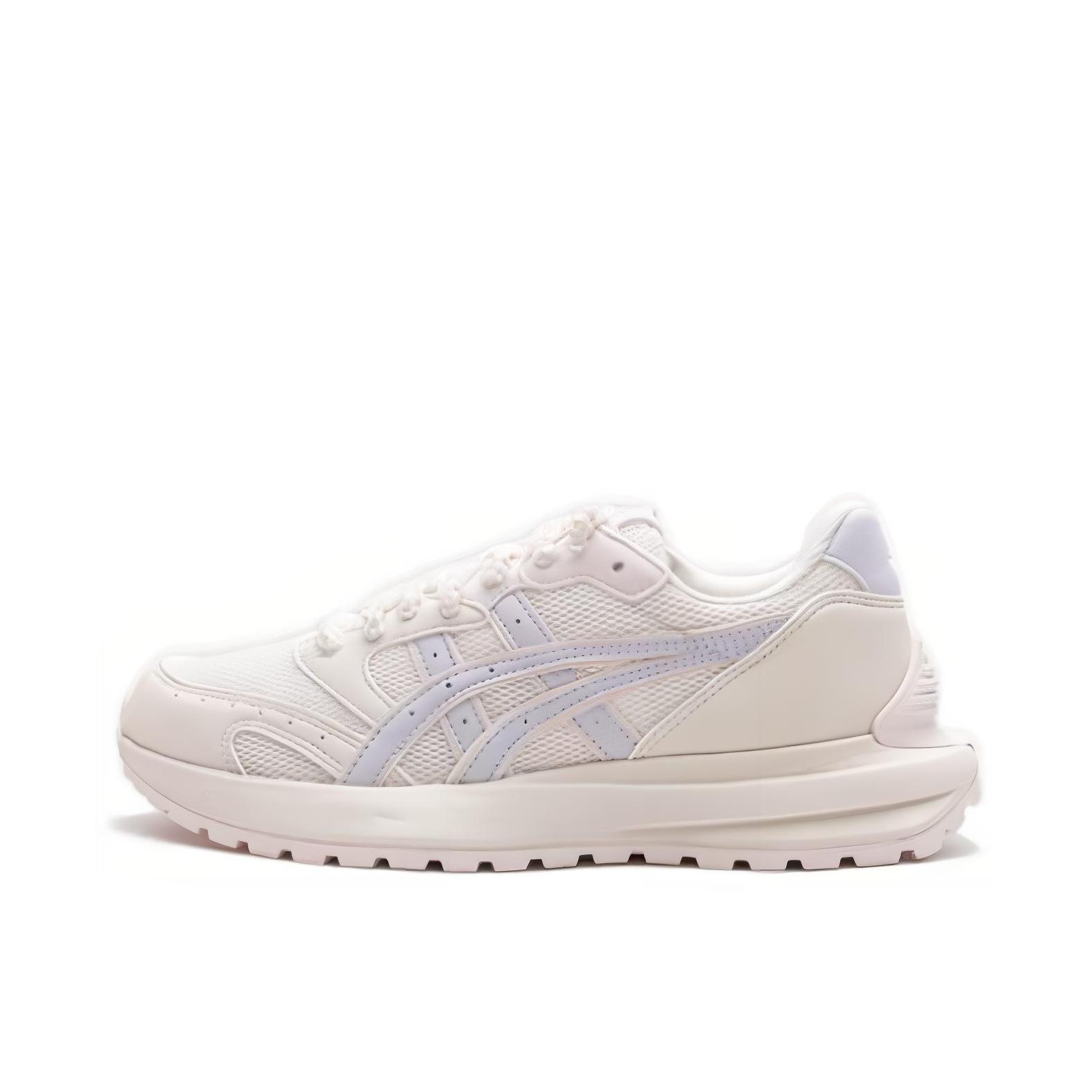 推荐商品：Asics/亚瑟士 Tarther Sc 跑鞋 防滑耐磨轻便透气舒适减震厚底织物合成革潮流时尚百搭复古拼接 白色/浅紫