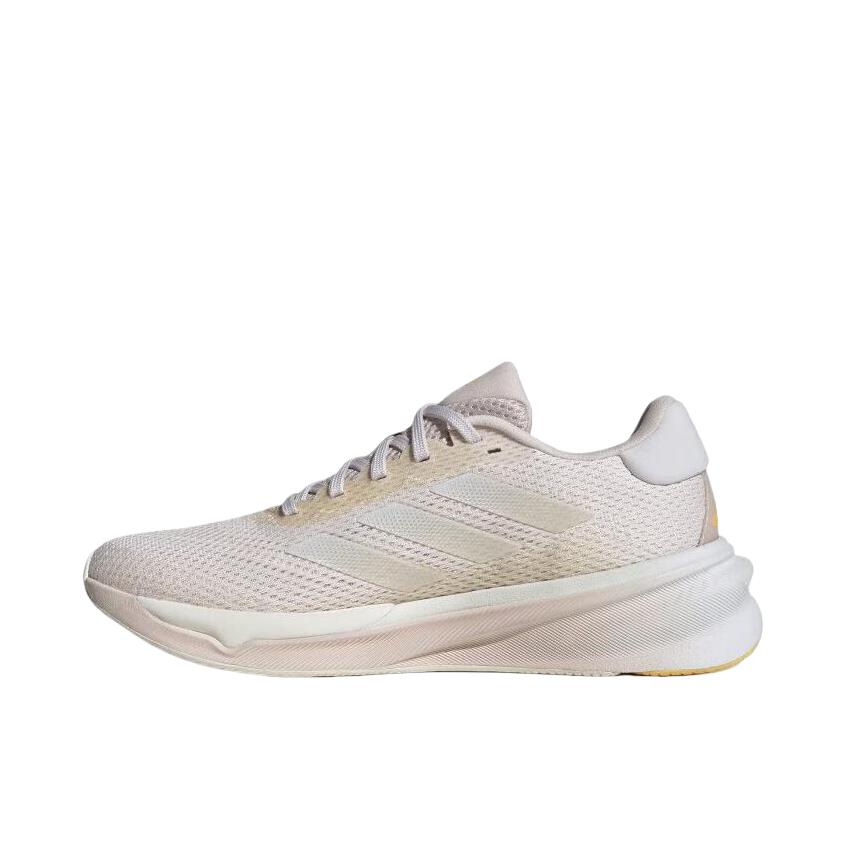 推荐商品：adidas Supernova Stride 跑鞋 回弹防滑耐磨舒适柔弹缓震网面织物慢跑 淡粉色