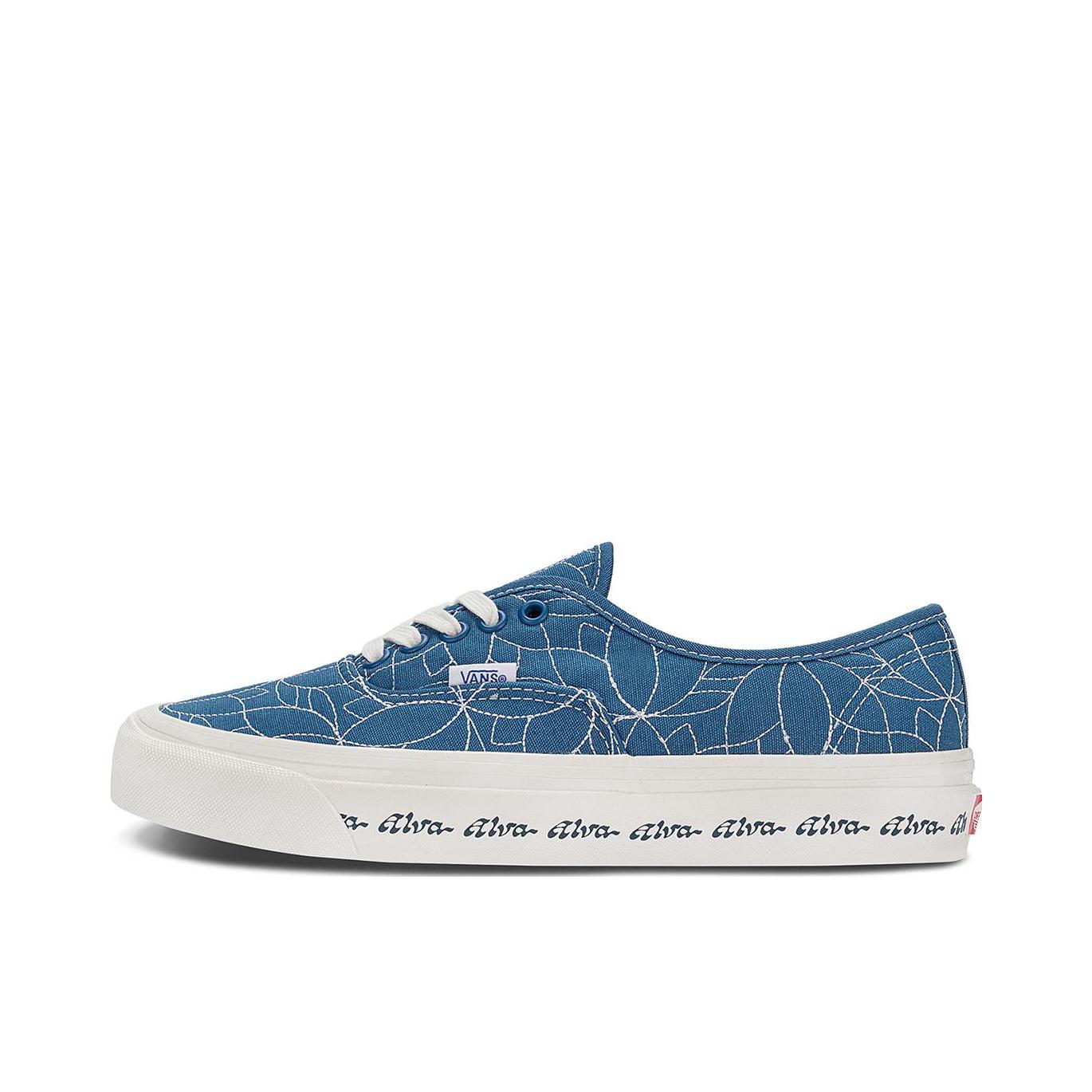 推荐商品：Vans/范斯 Authentic 潮流休闲 轻便舒适 防滑耐磨 百搭运动 复古 板鞋 ALVA联名/蓝色/白色