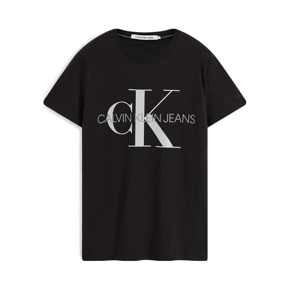 【许光汉同款】Calvin Klein 经典字母印花透气圆领情侣短袖T恤 男女同款 J314764