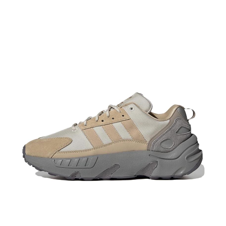推荐商品：adidas originals ZX 22 Boost 防滑耐磨 舒适轻便 减震透气 织物 跑鞋 沙色/棕色/灰/褐色