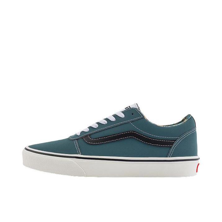 推荐商品：Vans/范斯 Ward 板鞋 滑板鞋 棋盘格潮流复古拼接舒适休闲美式街头风轻质 暗蓝色