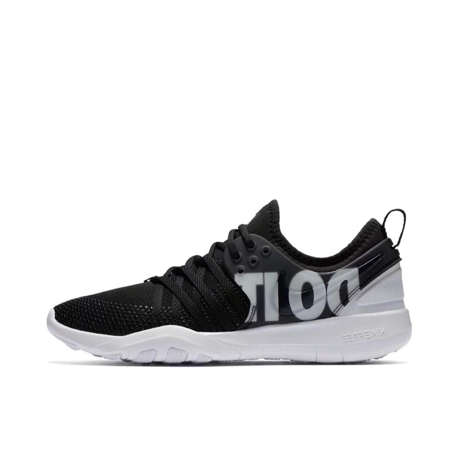 推荐商品：Nike Free TR 7 耐磨 防滑 减震 舒适 训练鞋 Black/Wolf Grey 黑色JDI