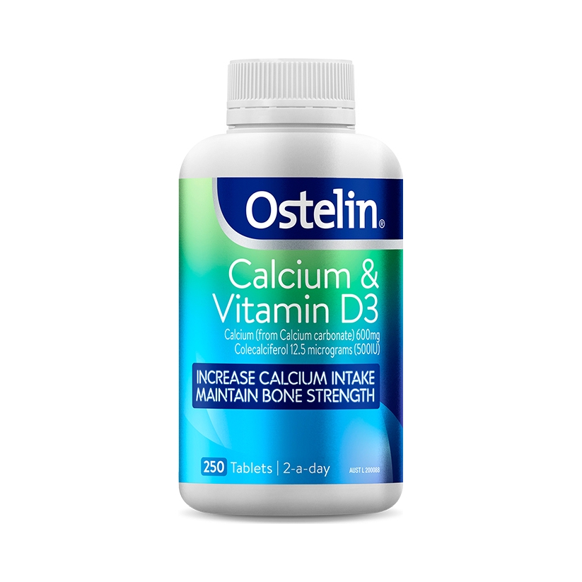 推荐商品：ostelin/奥斯特林 成人维生素D3+钙片 强健骨骼补钙呵护骨骼健康