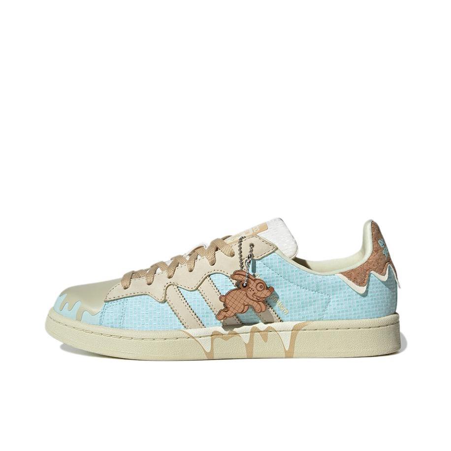 推荐商品：adidas Campus ADV 板鞋 减震轻便复古潮流贴合包裹性 Melting Sadness联名/蓝色/棕色