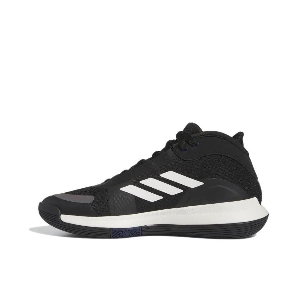 推荐商品：adidas Bounce Legends 篮球鞋 防滑耐磨实战训练圆头 黑色/白色