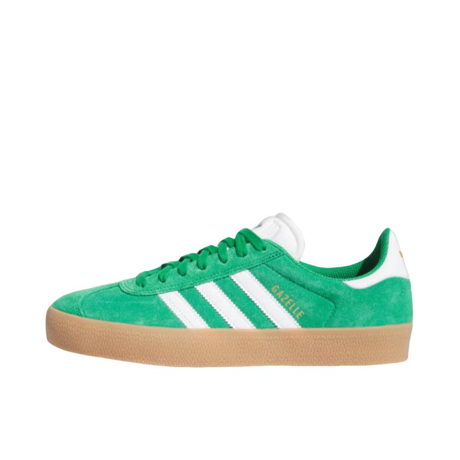 推荐商品：adidas Originals Gazelle T头鞋 德训鞋 板鞋 轻便复古薄底舒适百搭减震耐磨贴合圆头 绿色/云白色/金色