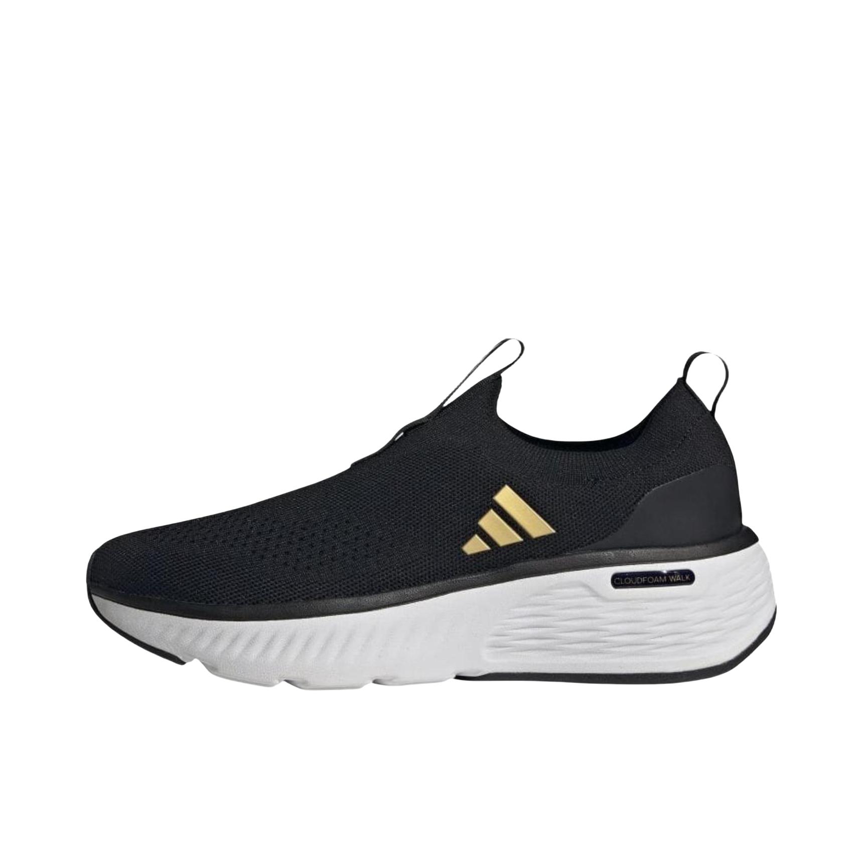 推荐商品：adidas Cloudfoam Go Sock 轻便 防滑 低帮 耐磨 运动休闲鞋 女款/黑色