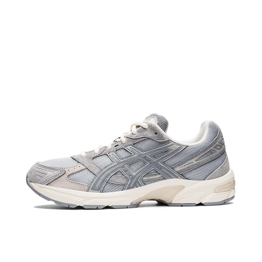 推荐商品：Asics/亚瑟士 Gel-1130 跑鞋 防滑耐磨缓震抓地织物网布透气复古马拉松短跑贴合圆头千禧风 灰色/银色
