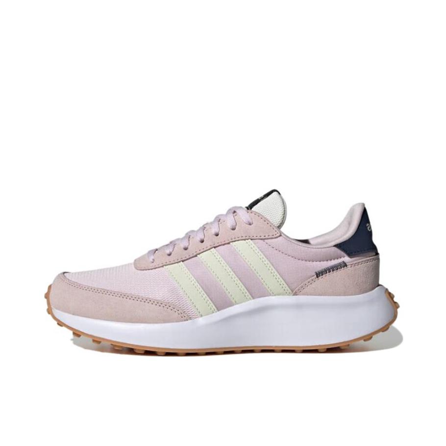 推荐商品：adidas Run 70s 运动休闲鞋 防滑耐磨轻便透气舒适复古 粉色/白色/深紫色