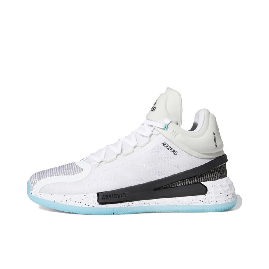 推荐商品：adidas D Rose 11 篮球鞋 透气防滑耐磨缓震实战 白黑蓝