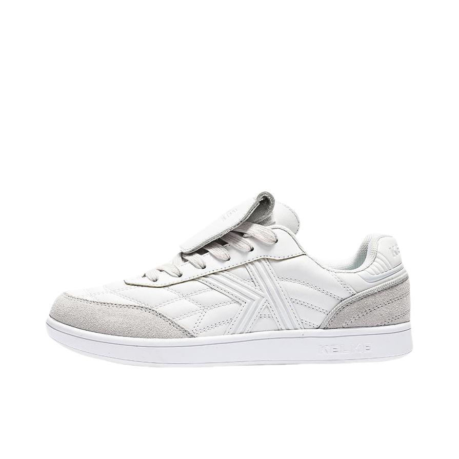 推荐商品：KELME/卡乐美 复古百搭 舒适低帮 板鞋 6447XX2678 白色/灰色