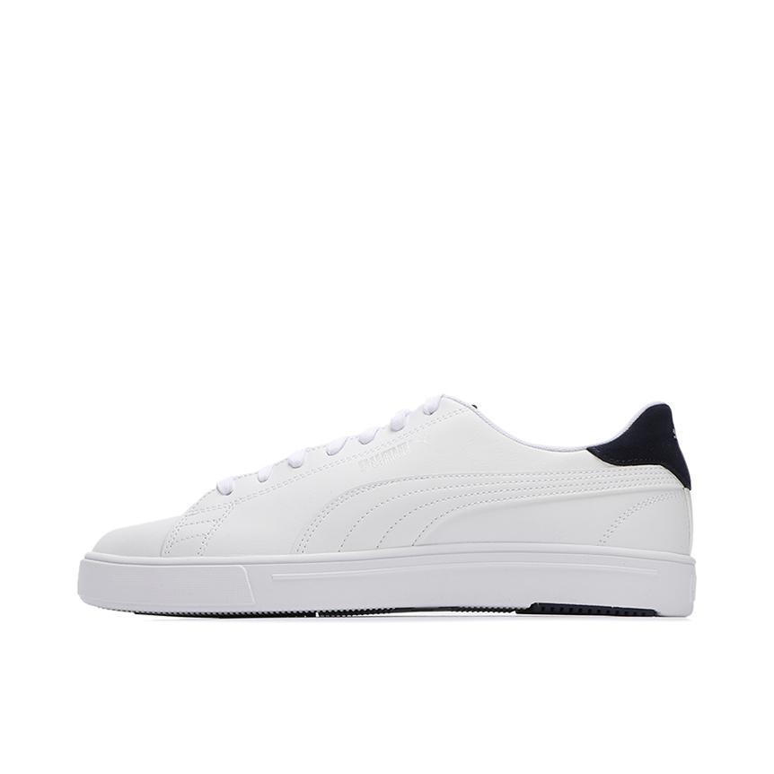 推荐商品：Puma/彪马 Serve Pro Lite 小白鞋 板鞋 复古经典防滑耐磨舒适减震轻便网球风流光风 白色/粗呢蓝