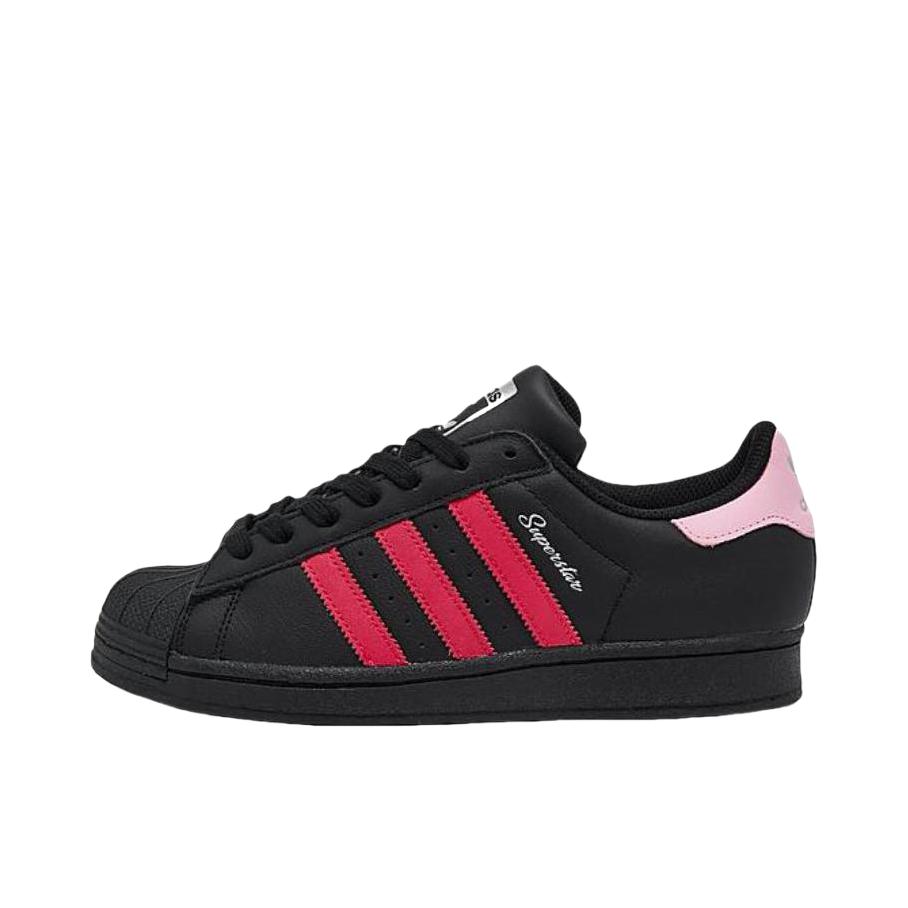 推荐商品：【宋雨琦同款】 adidas Originals Superstar 板鞋 轻便贝壳头薄底舒适百搭耐磨复古 黑色/红色/粉色