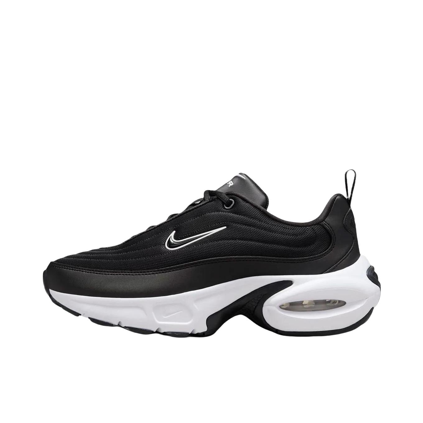 推荐商品：Nike Air Max Portal 运动休闲鞋 防滑耐磨低帮系带舒适缓震百搭时尚增高气垫复古贴合 黑色/白色