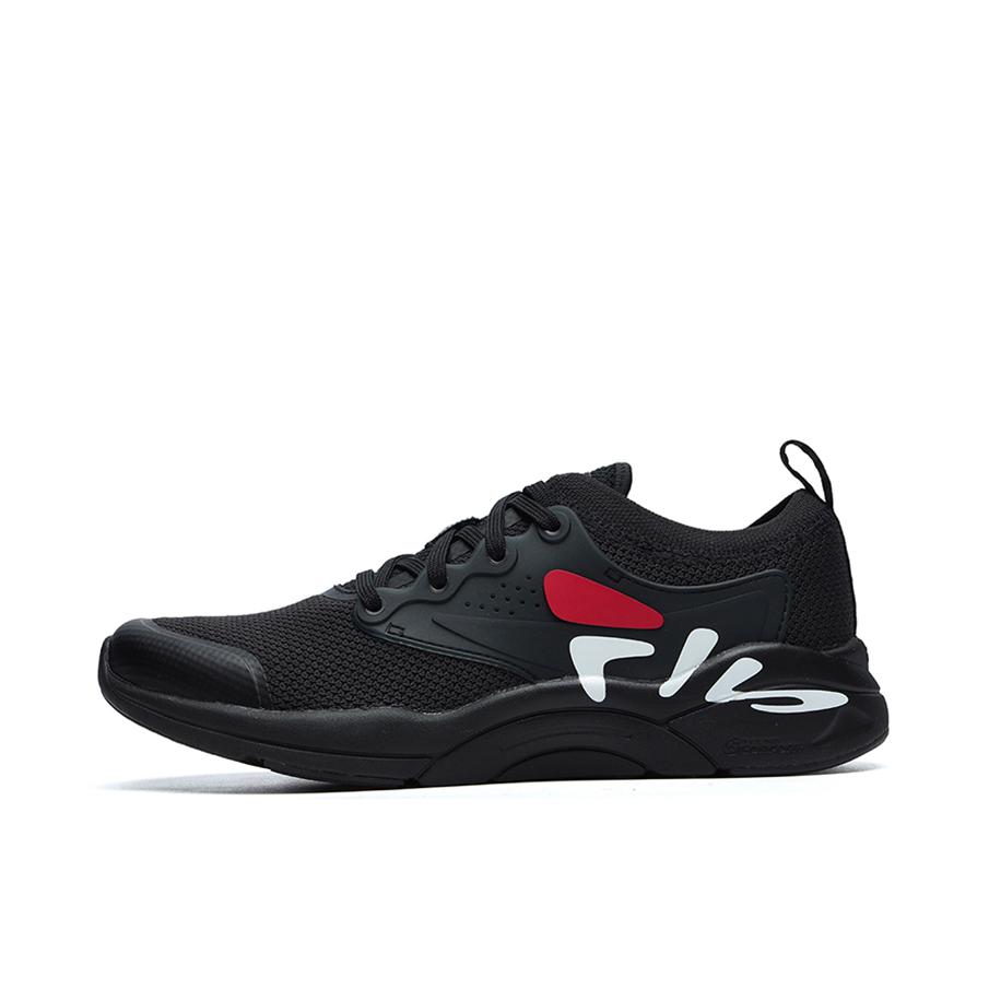 推荐商品：FILA/斐乐 Mind 5 休闲 舒适耐磨 网面轻便 减震透气 跑鞋 黑色