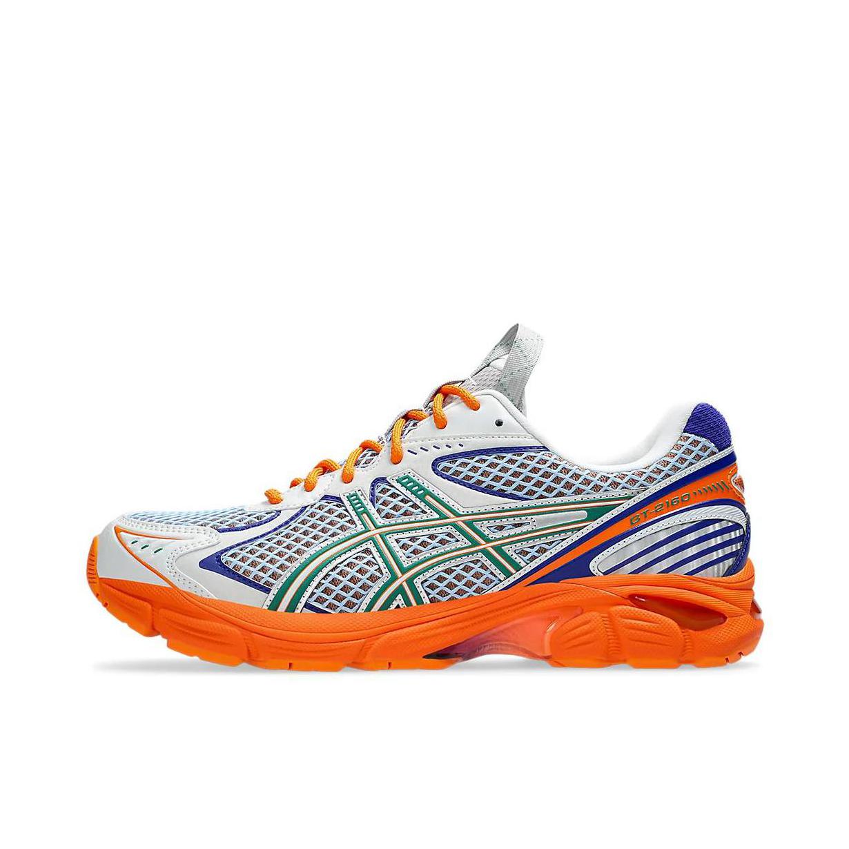 推荐商品：Asics/亚瑟士 GT-2160 跑鞋 拼接舒适缓震网面防滑耐磨复古简约百搭时尚合成革织物耐用短跑圆头支撑 Kiko Kostadinov联名/橙色/灰色