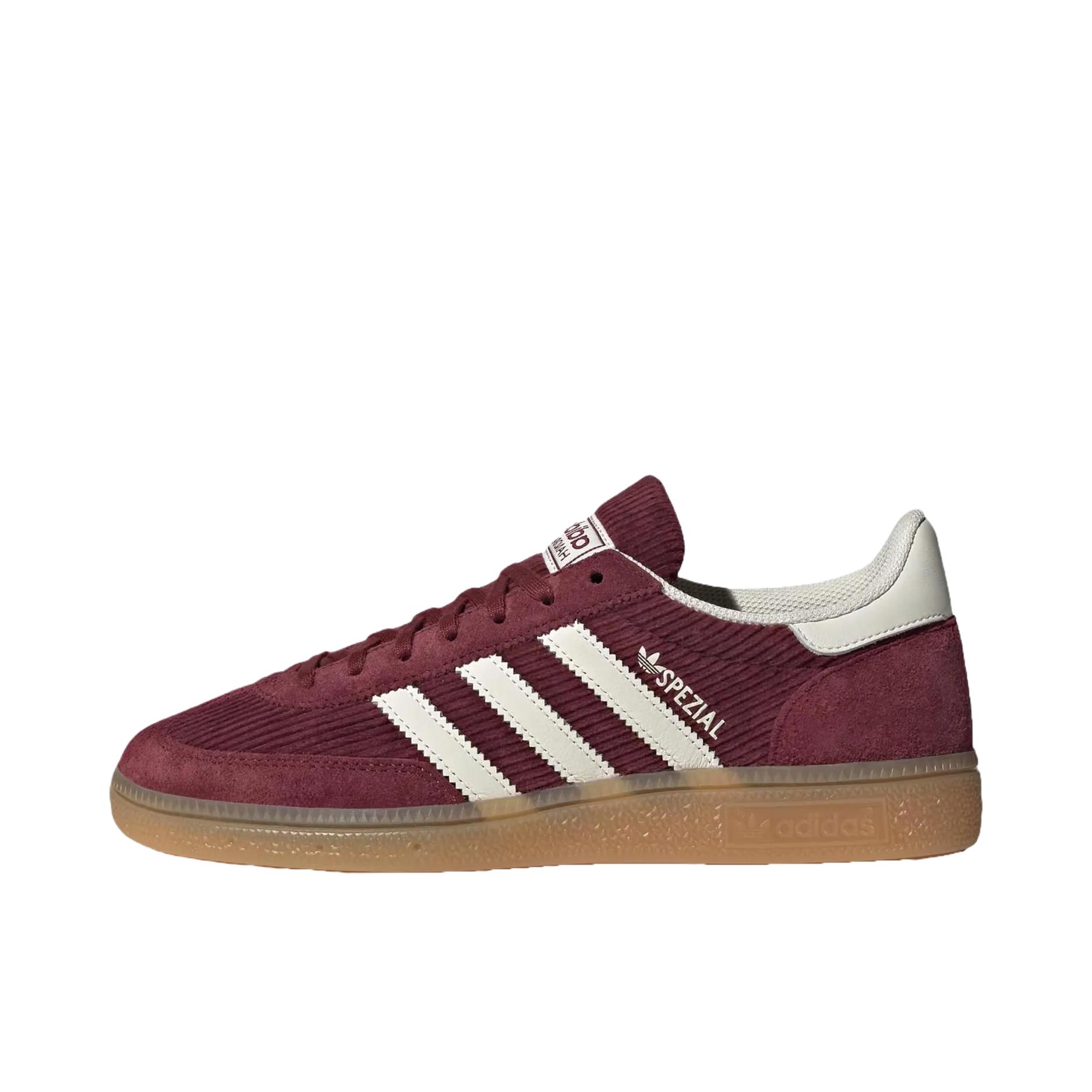 推荐商品：adidas Originals Handball Spezial 薄底鞋 T头鞋 德训鞋 板鞋 简约百搭复古轻便防滑耐磨贴合圆头耐穿 女款/红色