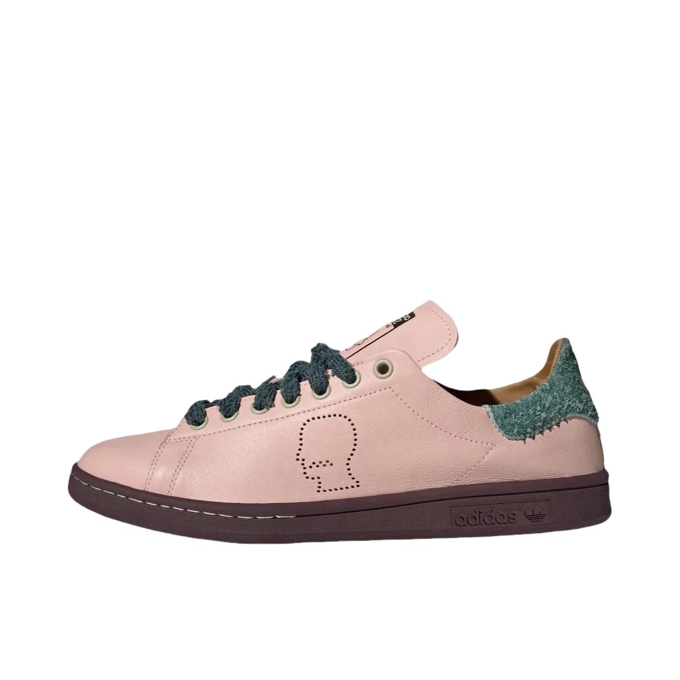推荐商品：adidas Originals Stan Smith 板鞋 减震透气轻便低帮包裹性 Brain Dead联名/粉色
