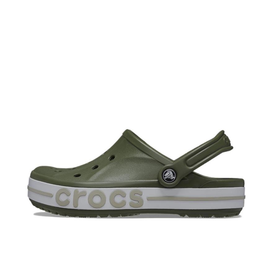 推荐商品：Crocs/卡骆驰 Bayaband Clog 贝雅卡骆班 防滑耐磨 包头沙滩 一脚蹬 户外轻便 运动 透气 拖鞋 洞洞鞋 凉鞋 绿色