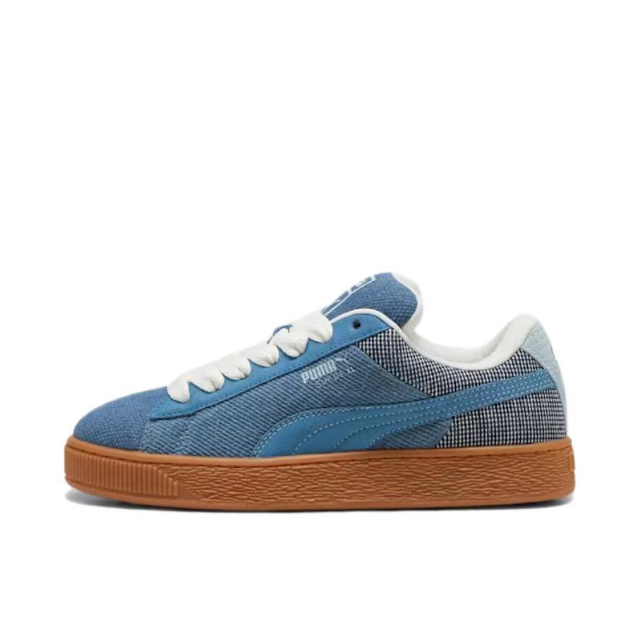 推荐商品：Puma/彪马 Suede Classic 面包鞋 板鞋 舒适百搭防滑耐磨轻便透气复古低帮圆头 蓝色/棕色