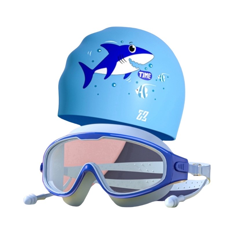 推荐商品：卓好姿 大框 防水 防雾 舒适 泳镜泳帽套装 6688-001