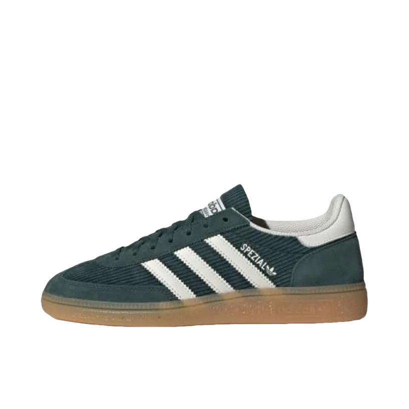 推荐商品：adidas Originals Handball Spezial 薄底鞋 T头鞋 德训鞋 板鞋 简约百搭复古轻便防滑耐磨贴合圆头耐穿 女款/绿色