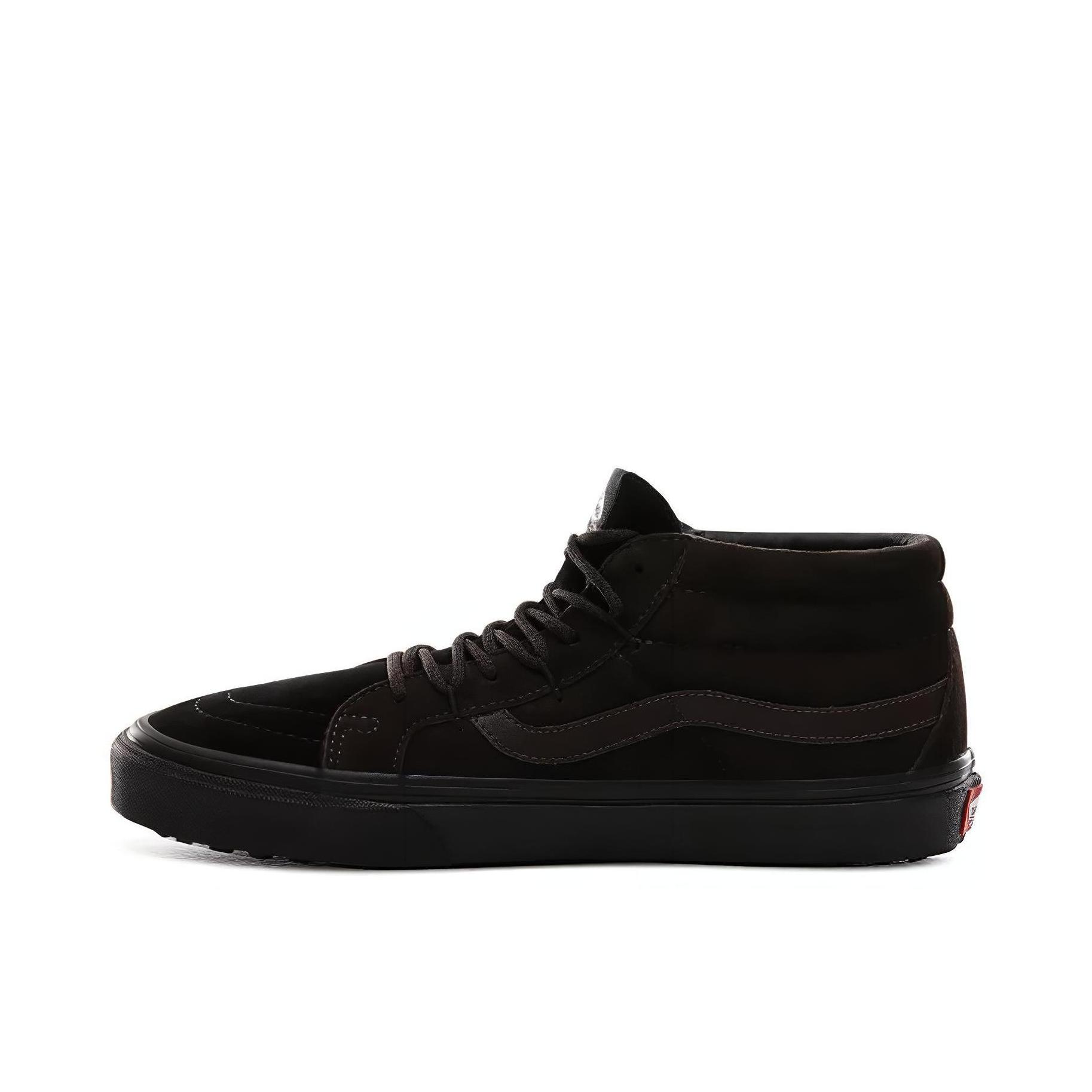 推荐商品：Vans/范斯 SK8-Mid 板鞋 潮流拼接复古百搭防滑耐磨 黑武士