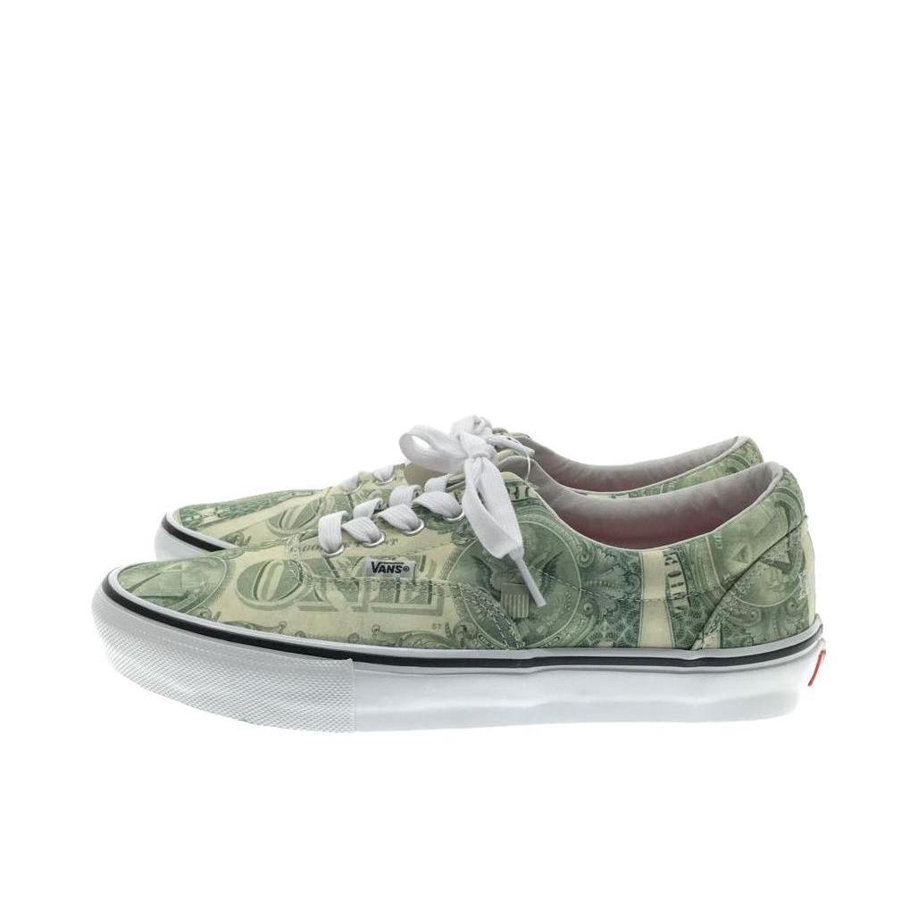 推荐商品：Vans/范斯 Authentic 潮流休闲 轻便舒适 防滑耐磨 百搭运动 复古 板鞋 Supreme联名/绿色/白色/米色