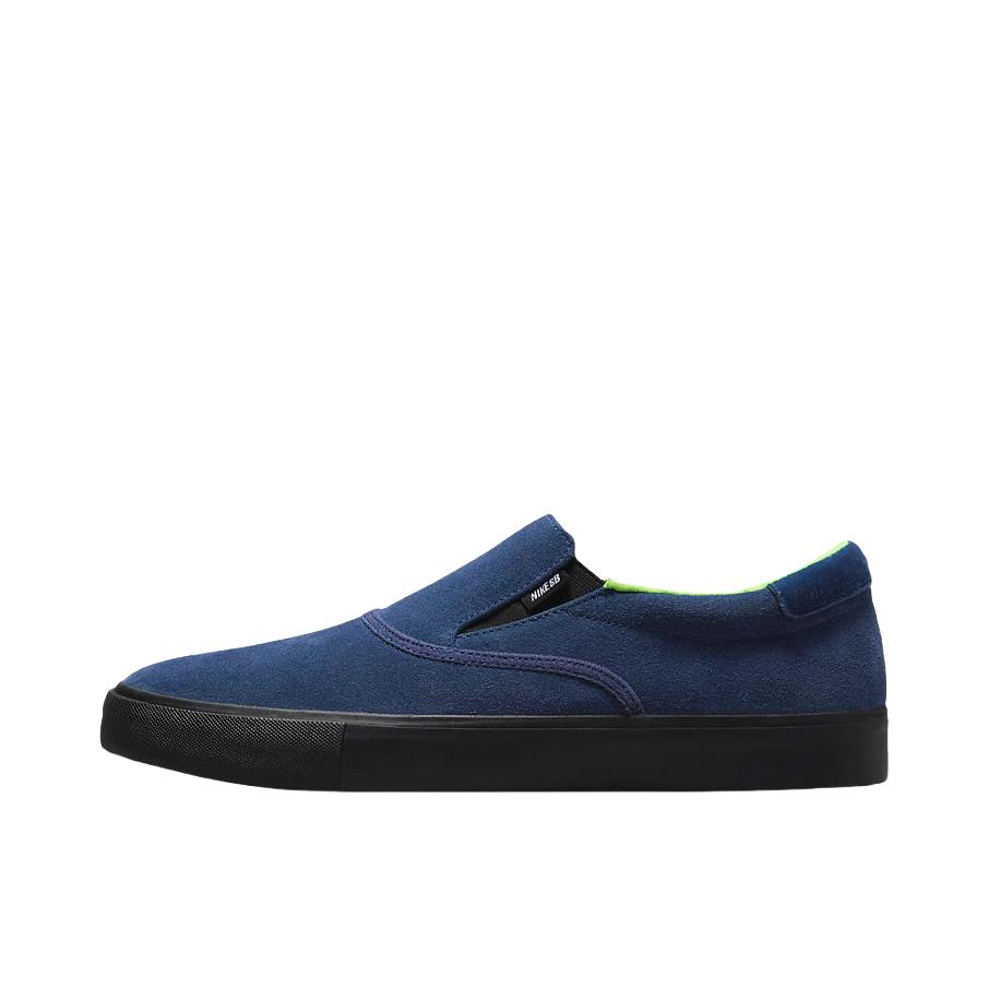 推荐商品：Nike SB Zoom Verona Slip 时尚经典 休闲 防滑耐磨 舒适轻便 帆布鞋 Leo Baker 联名/藏蓝色