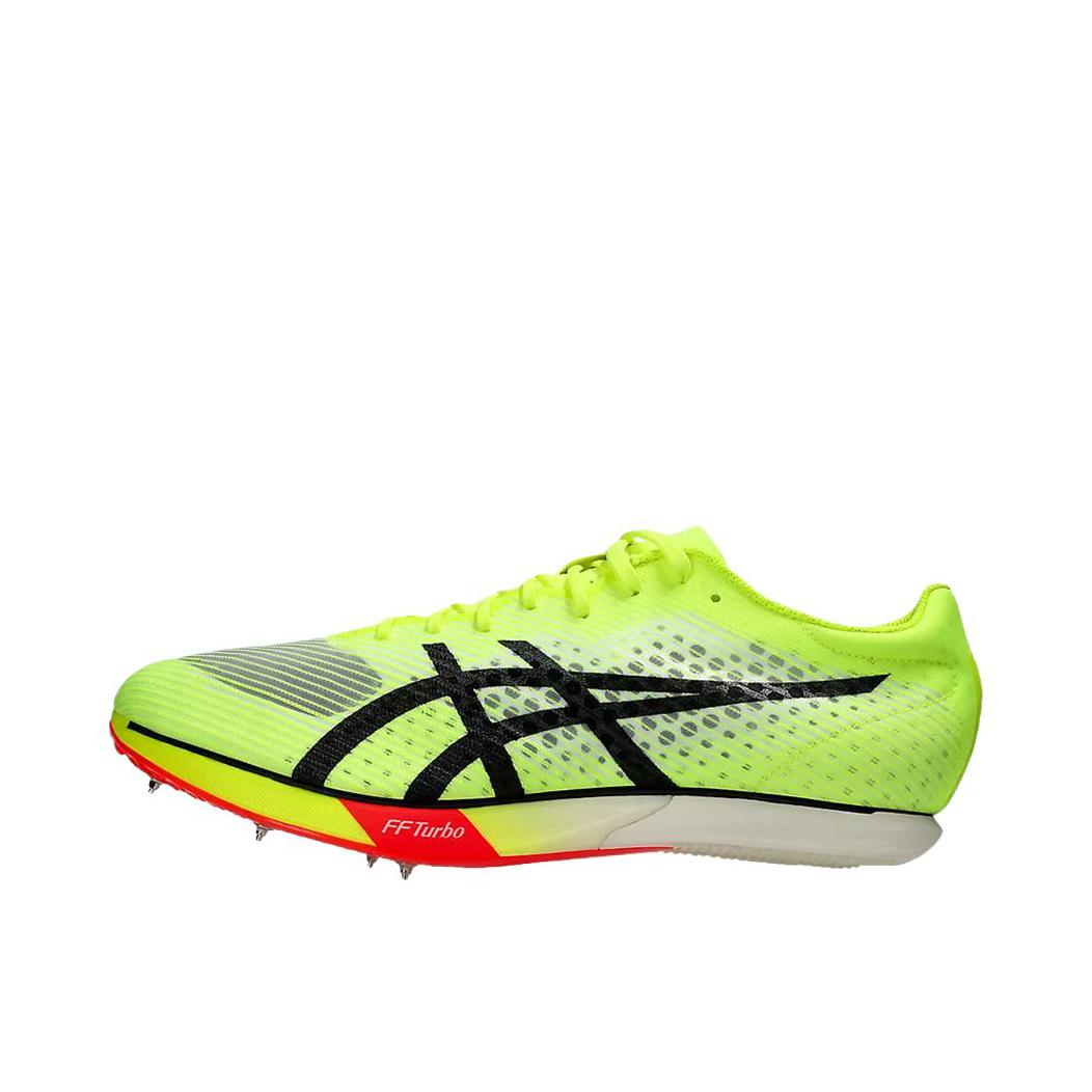 推荐商品：【刘德助同款】 Asics/亚瑟士 Metaspeed MD 跑鞋 碳板舒适回弹防滑耐磨竞速长跑贴合 荧光绿