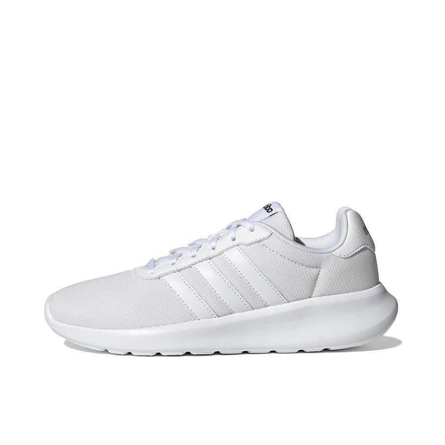 推荐商品：adidas Lite Racer 3.0 跑鞋 网面透气防滑耐磨舒适缓震轻运动休闲 白色