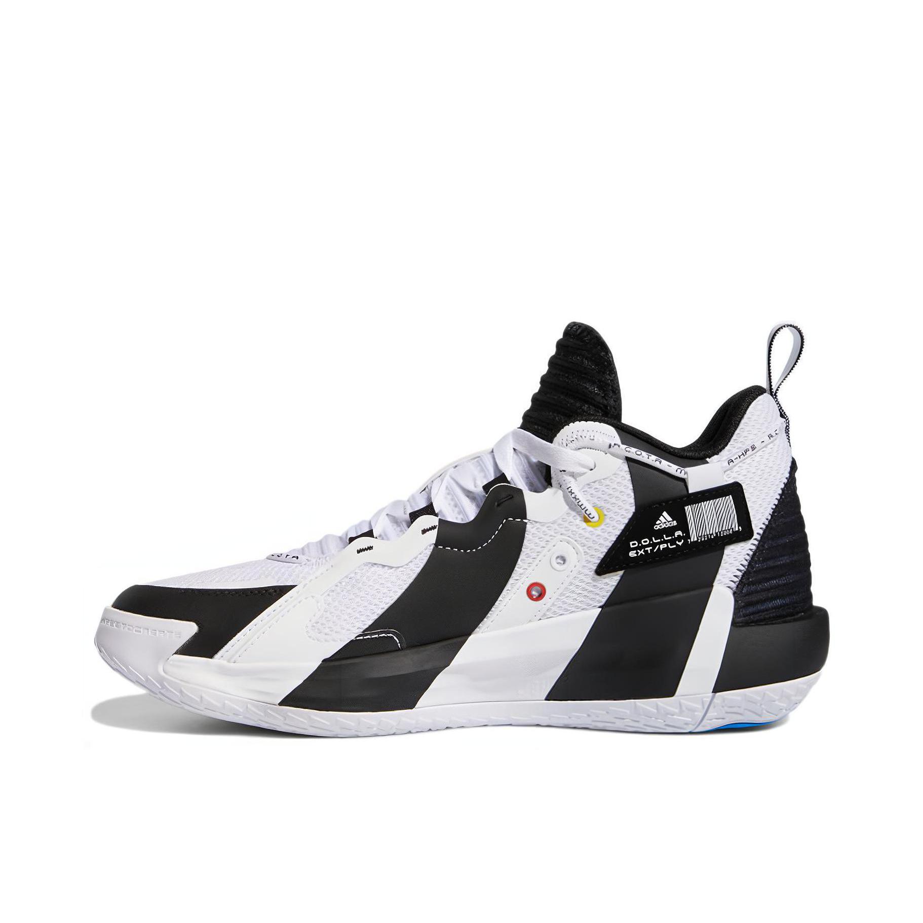 推荐商品：adidas Dame 7 利拉德 篮球鞋 实战训练缓震回弹防滑耐磨透气 Damenosis 白色/黑色
