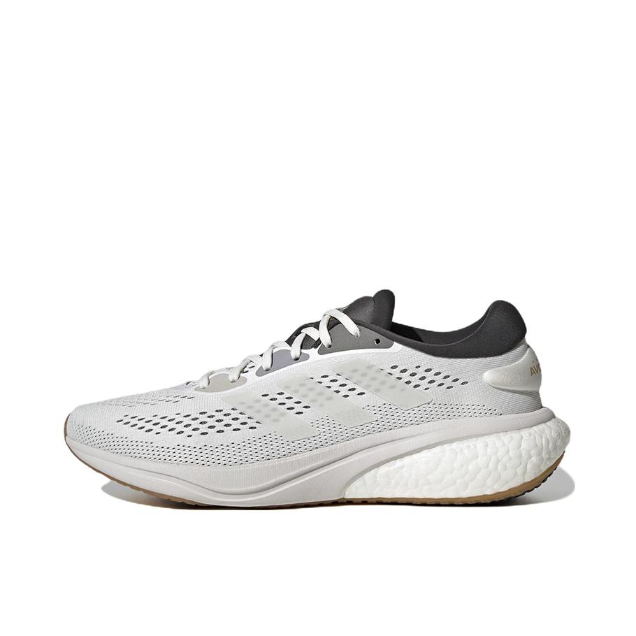 推荐商品：adidas Supernova 2 跑鞋 减震防滑耐磨网面透气回弹慢跑织物运动 男款/云白