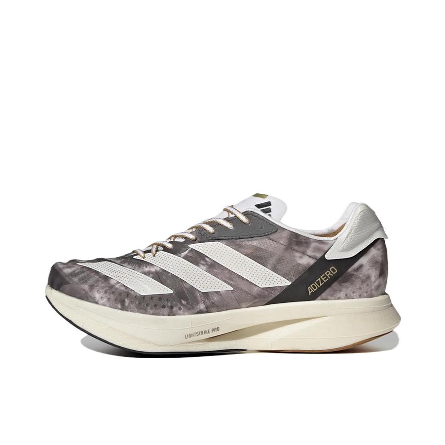 推荐商品：adidas Adizero Adios Pro 2 跑鞋 竞速碳柱减震防滑耐磨碳板透气 灰色/白色