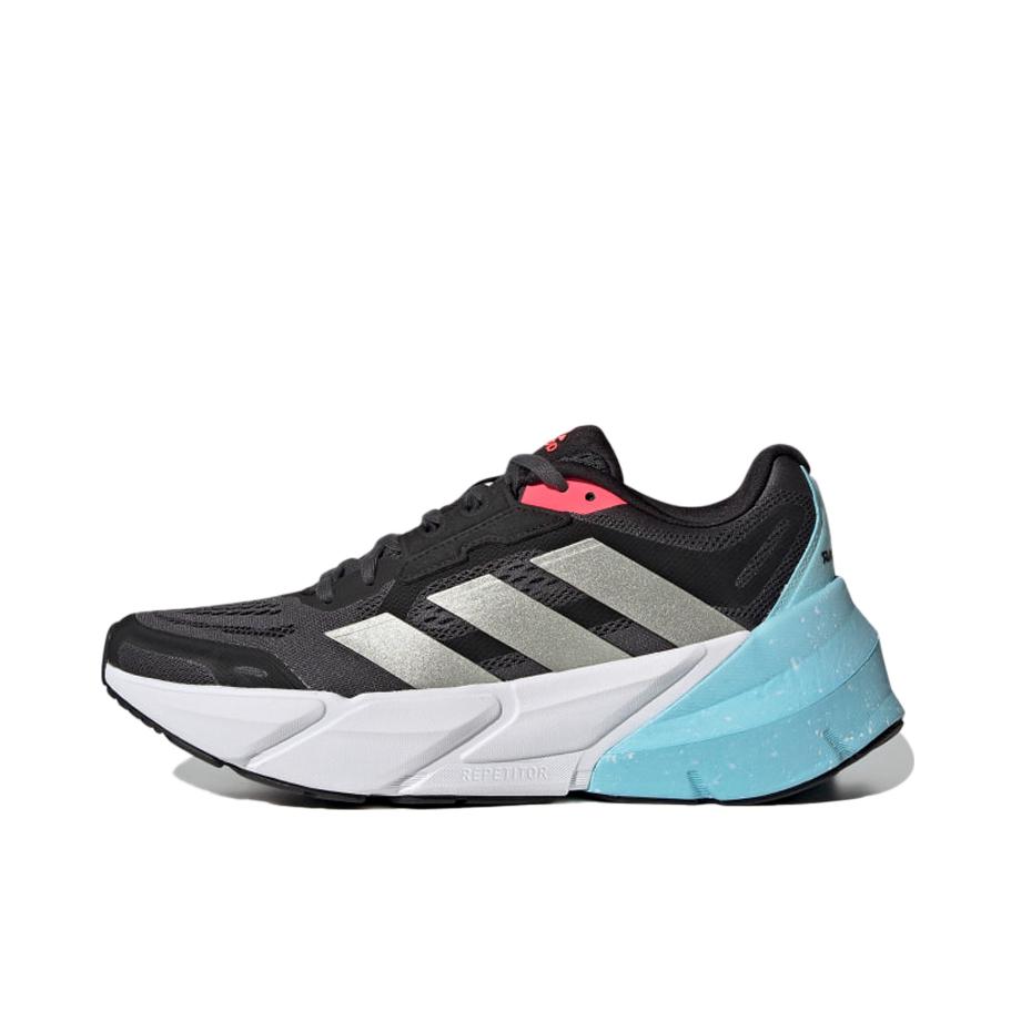 推荐商品：adidas Adistar 跑鞋 减震防滑耐磨织物 黑色/乳白色/湖蓝色