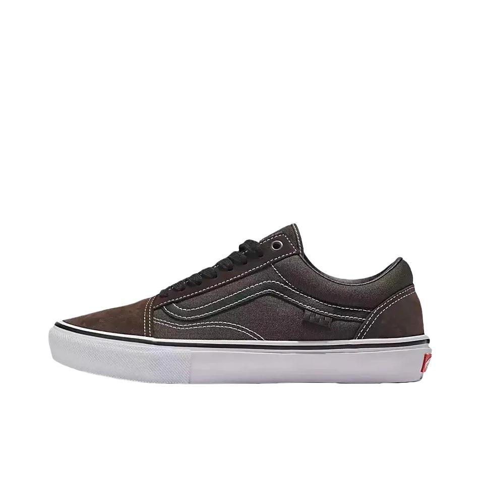 推荐商品：Vans/范斯 Old Skool 滑板鞋 板鞋 轻便防滑复古舒适经典 深灰色/亮白色
